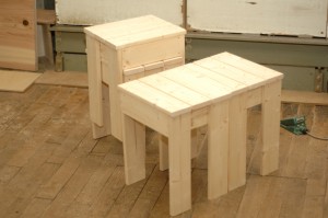 2016年4月2日開催『木工スタッキングスツール』『溶接で作る　アイアンの椅子』